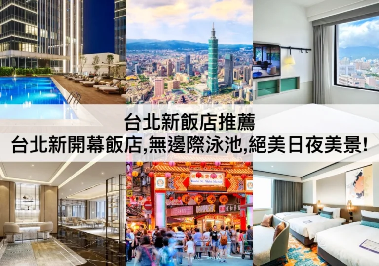 TOP7台北新飯店2024：最新開幕飯店推薦